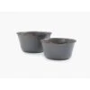 Barebones Bols à Mélanger En Émail - 2 Pièces - Gris Pierre -Matériel De Pêche barebones bols a melanger en email 2 pieces gris pierre