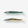 COMBO Leurres Souples Shad Lançon EELO 150 25g AYU/BLEU -Matériel De Pêche combo leurres souples shad lancon eelo 150 25g ayubleu