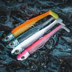 COMBO Leurres Souples Shad Texan ANCHO 120 50g Dos Noir/dos Blanc Pêche En Mer -Matériel De Pêche combo leurres souples shad texan ancho 120 50g dos noirdos blanc peche en mer 6