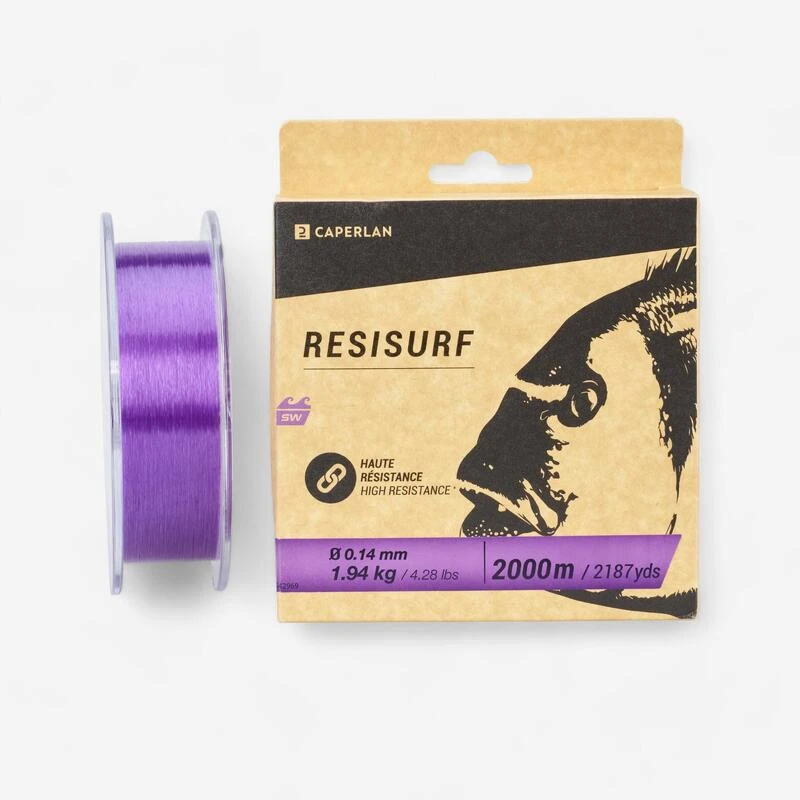Fil Pêche En Surfcasting Violet RESISURF 3 Fil Pêche En Surfcasting Violet RESISURF