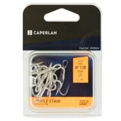 Hameçon TRIPLE TIN Pêche En Mer -Matériel De Pêche hamecon triple tin peche en mer 2