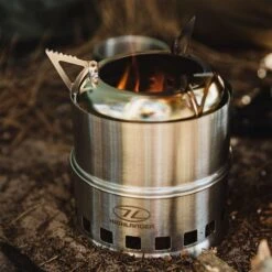 Highlander Cabar Bushcraft Réchaud à Gaz Bois -Matériel De Pêche highlander cabar bushcraft rechaud a gaz bois 5
