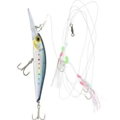 KIT BAS DE LIGNE PRET A PECHER PECHE A LA TRAINE EN MER -Matériel De Pêche kit bas de ligne pret a pecher peche a la traine en mer 1