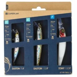 KIT POISSONS NAGEURS LEURRE ET TRAÎNE PÊCHE EN MER 5 KIT POISSONS NAGEURS LEURRE ET TRAÎNE PÊCHE EN MER -Matériel De Pêche kit poissons nageurs leurre et traine peche en mer 1