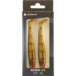 LEURRE SOUPLE BROCHET SHAD ROGEN 120 GOLD X2 -Matériel De Pêche leurre souple brochet shad rogen 120 gold x2 3