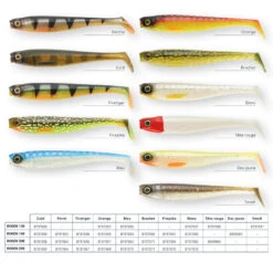 LEURRE SOUPLE BROCHET SHAD ROGEN 160 BLEU X2 -Matériel De Pêche leurre souple brochet shad rogen 160 bleu x2 1