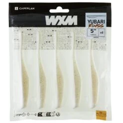 LEURRE SOUPLE FINESS AVEC ATTRACTANT WXM YUBARI FINSS 130 BLANC -Matériel De Pêche leurre souple finess avec attractant wxm yubari finss 130 blanc 3