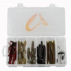 Savage Gear LEURRES SOUPLES PÊCHE PRO PACK KIT BLACK BASS -Matériel De Pêche leurres souples peche pro pack kit black bass 2