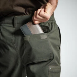 PANTALON CARGO RESISTANT STEPPE 300 VERT -Matériel De Pêche pantalon cargo resistant steppe 300 vert 6