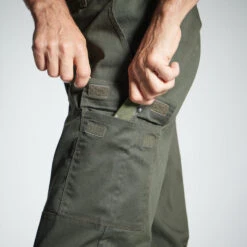 PANTALON CARGO RESISTANT STEPPE 300 VERT -Matériel De Pêche pantalon cargo resistant steppe 300 vert 7