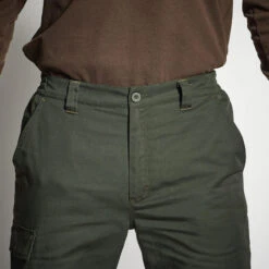 PANTALON CHASSE CHAUD VERT 100 -Matériel De Pêche pantalon chasse chaud vert 100 5