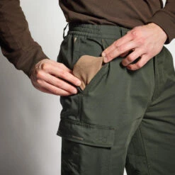 PANTALON CHASSE CHAUD VERT 100 -Matériel De Pêche pantalon chasse chaud vert 100 7