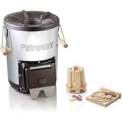 Petromax RF33 Rocket Stove Set - Comprend 10 Kits De Feu -Matériel De Pêche petromax rf33 rocket stove set comprend 10 kits de feu 2