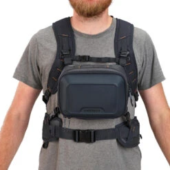 Sac à Dos De Pêche Chest Pack 500 15L + 5L -Matériel De Pêche sac a dos de peche chest pack 500 15l 5l 5