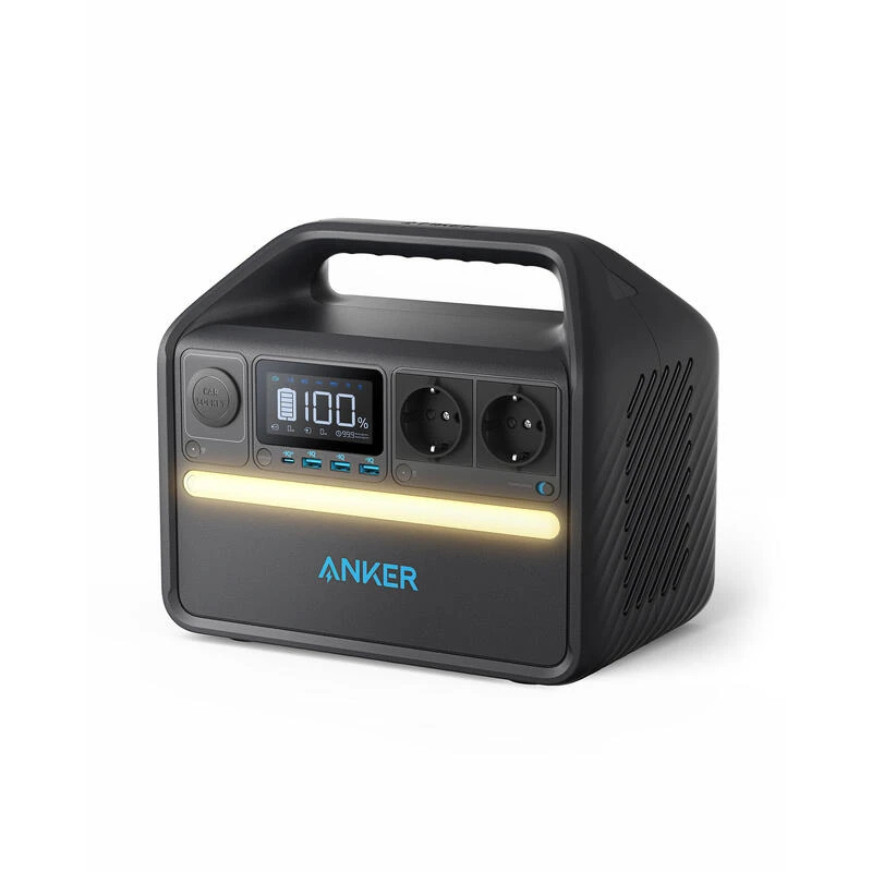 Station D'énergie Portable ANKER 535, 512Wh, Batterie LiFePo4, 7 Ports 3 Station D'énergie Portable ANKER 535, 512Wh, Batterie LiFePo4, 7 Ports