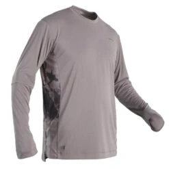 Tee-shirt De Pêche Anti-UV 500 Gris -Matériel De Pêche tee shirt de peche anti uv 500 gris 5